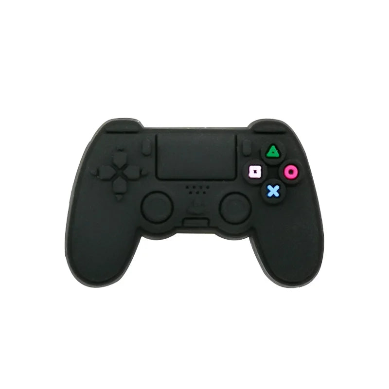 1PCS Cool Hip Hop Shoe Charms Trendy Streetwear Game Controller Money Shoe Decoration Pins, Funny Shoe Accessories for Men Teens