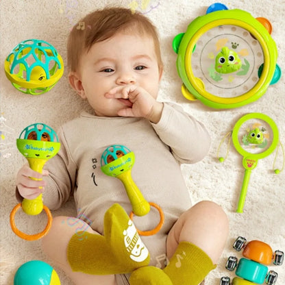 New Baby Rattles 0 12 Months Ringing Toy, Available in Multiple Colors, Bright and Eye-catching, Loved By Babies, Christmas Gift