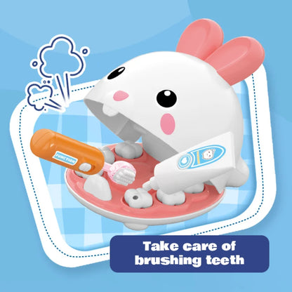 Children Home Toys Imitation Dentist Game Dental Care Play House Toy Diy Simulation Dental Equipment Children's Set Girls Gifts
