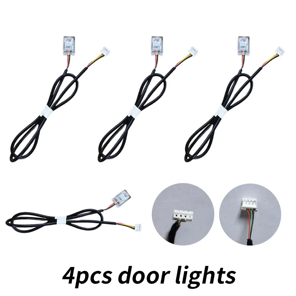 Dual Zone Full Colors LED Ambient Light Accessories Symphony Streamer 3wires 3pins Main control box speakers 35/75/110cm strips