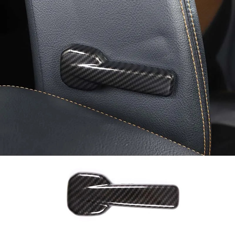 ABS Carbon Fiber For Ford Ranger Wildtrak 2015-2021 Car Center Control Shift Panel Steering Wheel Glass Lift Frame Sticker