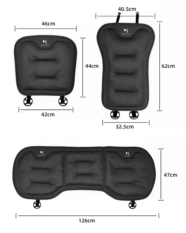 For DS SPIRIT DS3 DS4 DS5 DS6 DS7 Summer Ice Silk Car Seat Cushion All-Season Universal Front & Rear Seat Back Cushion Cool Pad
