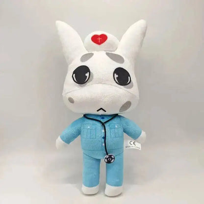 Hot Game Animal Hospital Plush Toy Dr. Harlow Ratthew Nurse Stalker Soft Stuffed Cartoon Doll Collectible Plush Gift