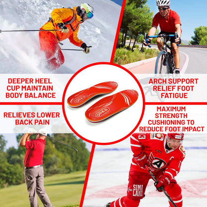Orthopedic Sport Insole Plantar Fasciitis Flat Foot High Arch Support Men Women Sneaker Orthotic Plantillas Insert Shoe Sole