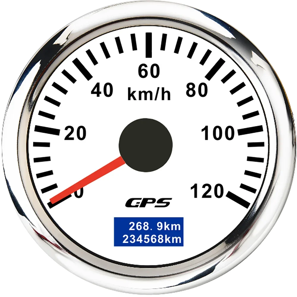 30/60/80/120/200 Km/h GPS Speedometer 52MM Car Truck Speed Gauge Meter With GPS Antenna With 7 Color Backlight 9-32V