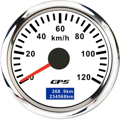 30/60/80/120/200 Km/h GPS Speedometer 52MM Car Truck Speed Gauge Meter With GPS Antenna With 7 Color Backlight 9-32V