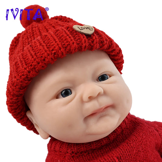 IVITA 14" 1.5kg 100% Silicone Reborn Doll "coco" Girl Dolls Realistic Baby DIY Blank Soft Children Bebe Lifelike Toys
