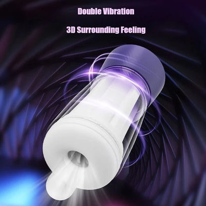 Jissbon Suction Masturbator Cup Intelligent Heating 7 Speeds Vibrating Real Pussy Stroker Piston Blowjob Sex Toys for Man