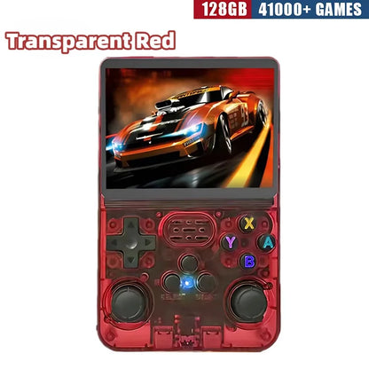 Retro Handheld Game Console R36S 3 5 Inch IPS Screen 64GB 128GB 256GB Portable Gaming Device with Built in Games