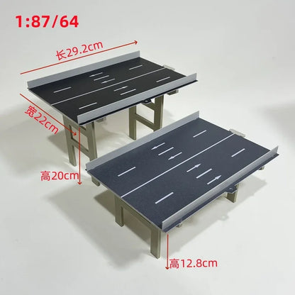 HO Scale 1/87 City Sand Table Train Scene Plastic Assembly Building Model Diy  Toy