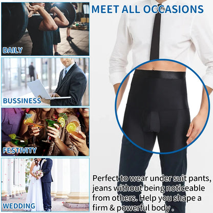 Men Tummy Control Shorts Body Shaper Compression High Waist Trainer Belly Stomach Flat Slimming Shapewear Boxer Underwear Fajas