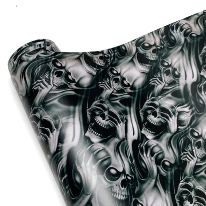 Wrapping Foil Car Tuning Stickers Waterproof Wrap Car Vinyl for Motorcycle Skull Film Auto Outdoor Accessories Body Covering