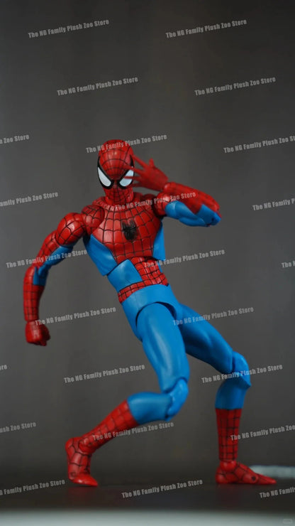 In Stock Ct Toys Spiderman Peter Parker Mafex 185 The Anazing Spider-Man Web Man Mafex 190 Anime Action Figure Model Gifts Toys