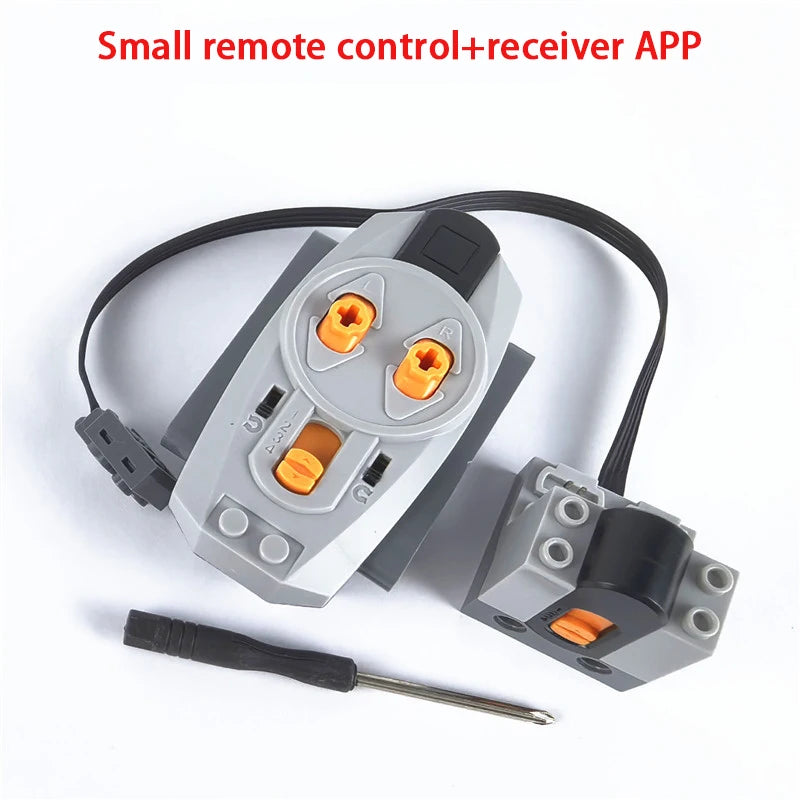 Technical Electronic Building Block MOC Refit Accessories Micro-motor RC Power Functions Parts Creative DIY Car Bricks Kids Toys