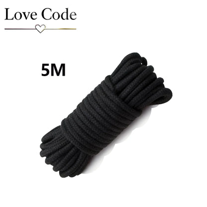 5m/ 10m Cotton Rope Female Adult Sex products Slaves BDSM Bondage Soft Rope Adult Games Binding Rope Role-Playing Sex Toy