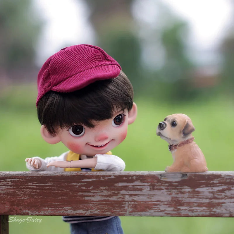 BJD Doll Jief 1/6 Ruth MA Body Naughty Child Anime Doll The Breeze Raises The Corners Of Mouth Resin Toys Movable Joint Doll