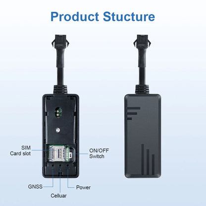 GPS Tracker for Car Motorcycle 4G Tracker J16 GPS Tracker Vehicle Satellite Locator Easy Install for vehicle
