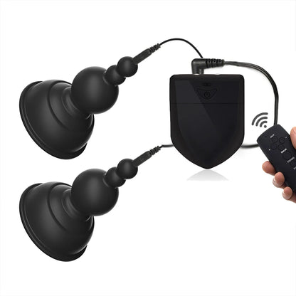 Electric Shock Nipple Sucker Clamps Electro Stimulator Adult Stimulator BDSM Sex Toys For Women Couples Female