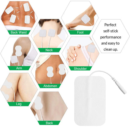 20/30/50/100P EMS TENS Electrode Pads Gel Patch For Electrodes Acupuncture Massager Nerve Muscle Stimulator Electrode Stickers