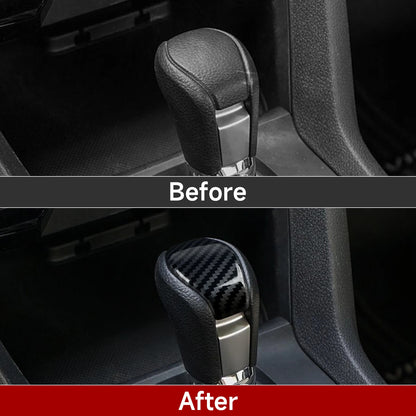 For Honda Civic 10th Gen (2016 -2021) Interior Accessories, Car Center Console Gear Shift Panel , Carbon Fiber ABS Trim Sticker