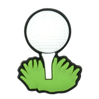 1/25PCS Golf & Lifestyle Shoe Charms Set DIY Decorative Pins Yoga Gardening Pizza Clogs Sandals Accessories Decorations Gifts