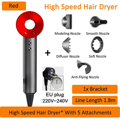 Professinal Negative Ion For Dyson Hair Dryer Hairdryer Leafless Constant Temperature High Speed Quick Dry Home Powerful Electri