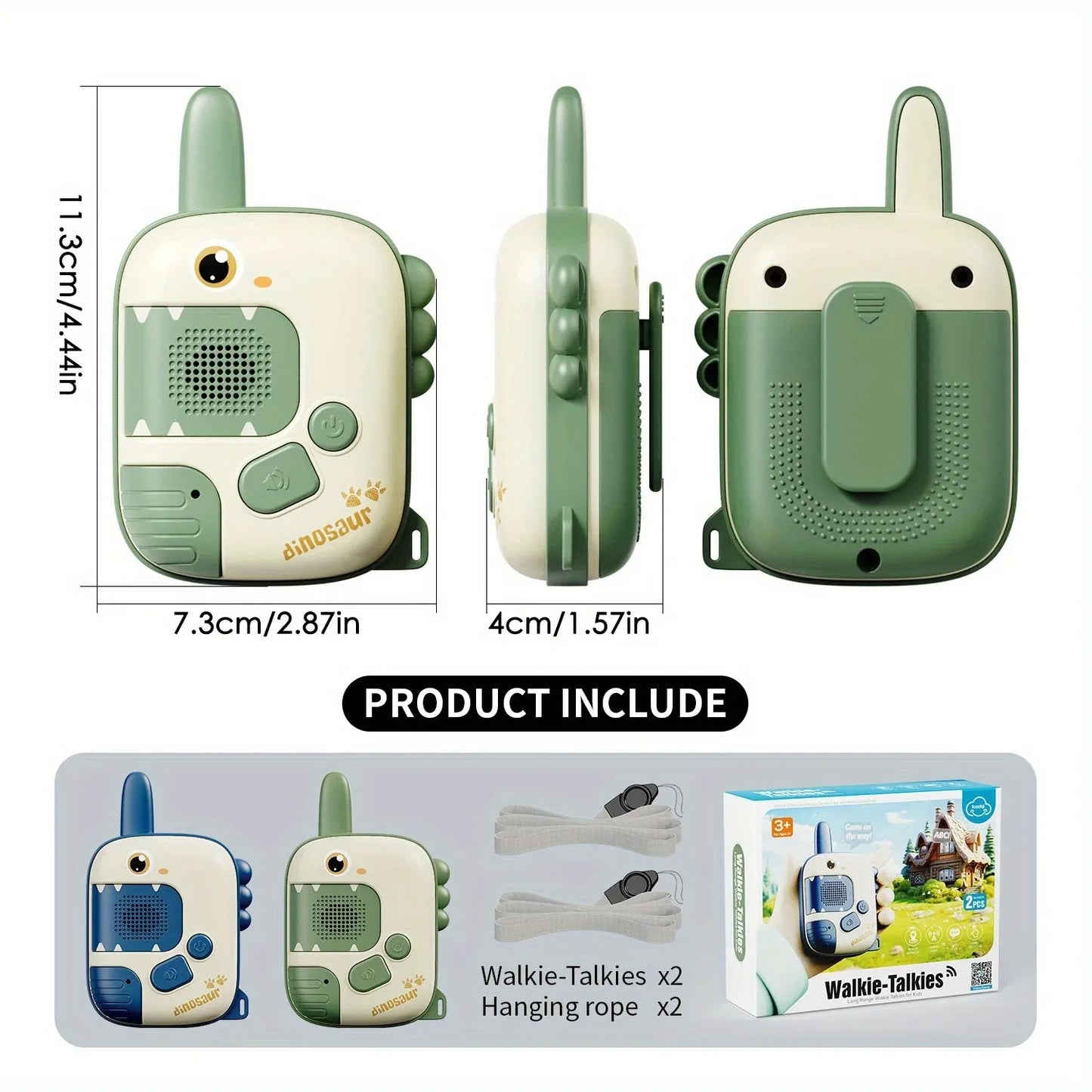 Pink Unicorn Walkie Talkies Toys with LanyardsA for Outdoor Camping Games & Birthday Christmas Toys Gifts for Boys Girls Kids