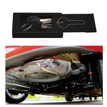 Magnetic Key Holder Under Car - Durable Plastic Spare Key Hider with Strong Magnet for Car/Home/Office - Never Locked Out