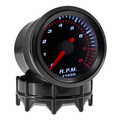 2" Turbo Boost Gauge 52mm Smoke Lens with Sensor Boost Gauge Bar Psi/Vacuum/Water Temp/Oil Pressure/Voltmeter/Tachometer RPM