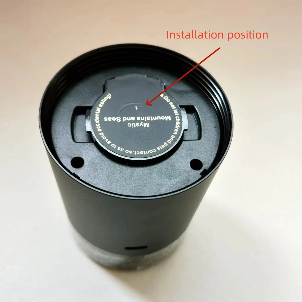 Smart Vehicle Aromatherapy Machine，Auto Start/Stop，Atomized Scent Diffusion，3-Gear Control，Detachable Replaceable Cartridge