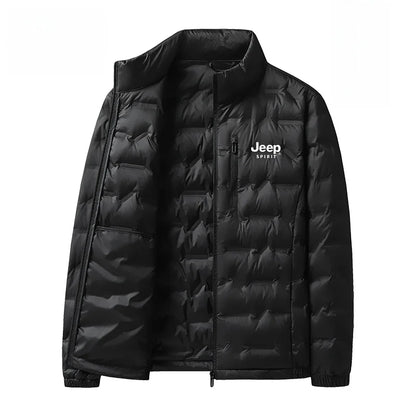 Men's Lightweight down Jacket 90% White Duck down Windproof Stand Collar Youth Versatile Trendy Urban Casual Outdoor Style
