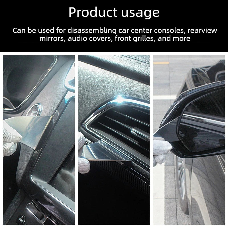 Special Stainless Steel Pry Bar For Auto Repair, Rust-Resistant, For Car Door And Dashboard Disassembly Tools