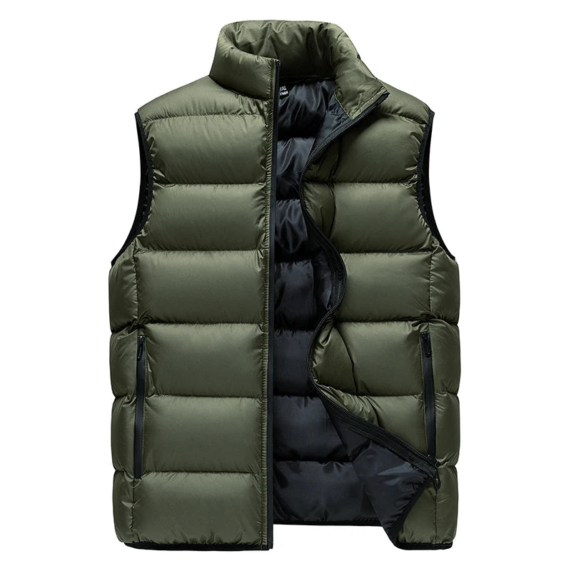 Fashion Warm Running Wear Anti Pilling Anti Fading Warm Down Coats Parkas Goose Down Men Down Jacket Warm Down Cotton Vest