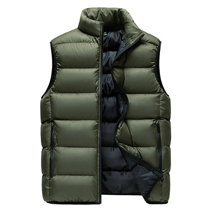 Fashion Warm Running Wear Anti Pilling Anti Fading Warm Down Coats Parkas Goose Down Men Down Jacket Warm Down Cotton Vest