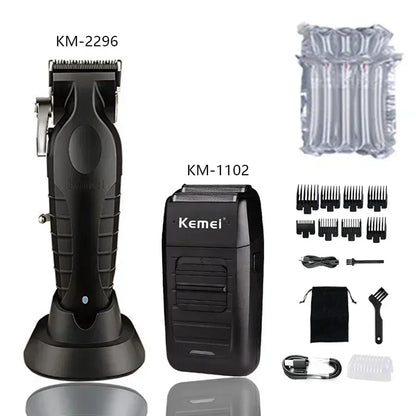 Kemei KM-2296 KM-2299 KM-1102 barber Hair Clipper Kit Men Electric Shaver Hair Trimmer Machine Professional Hair Cutting Machine