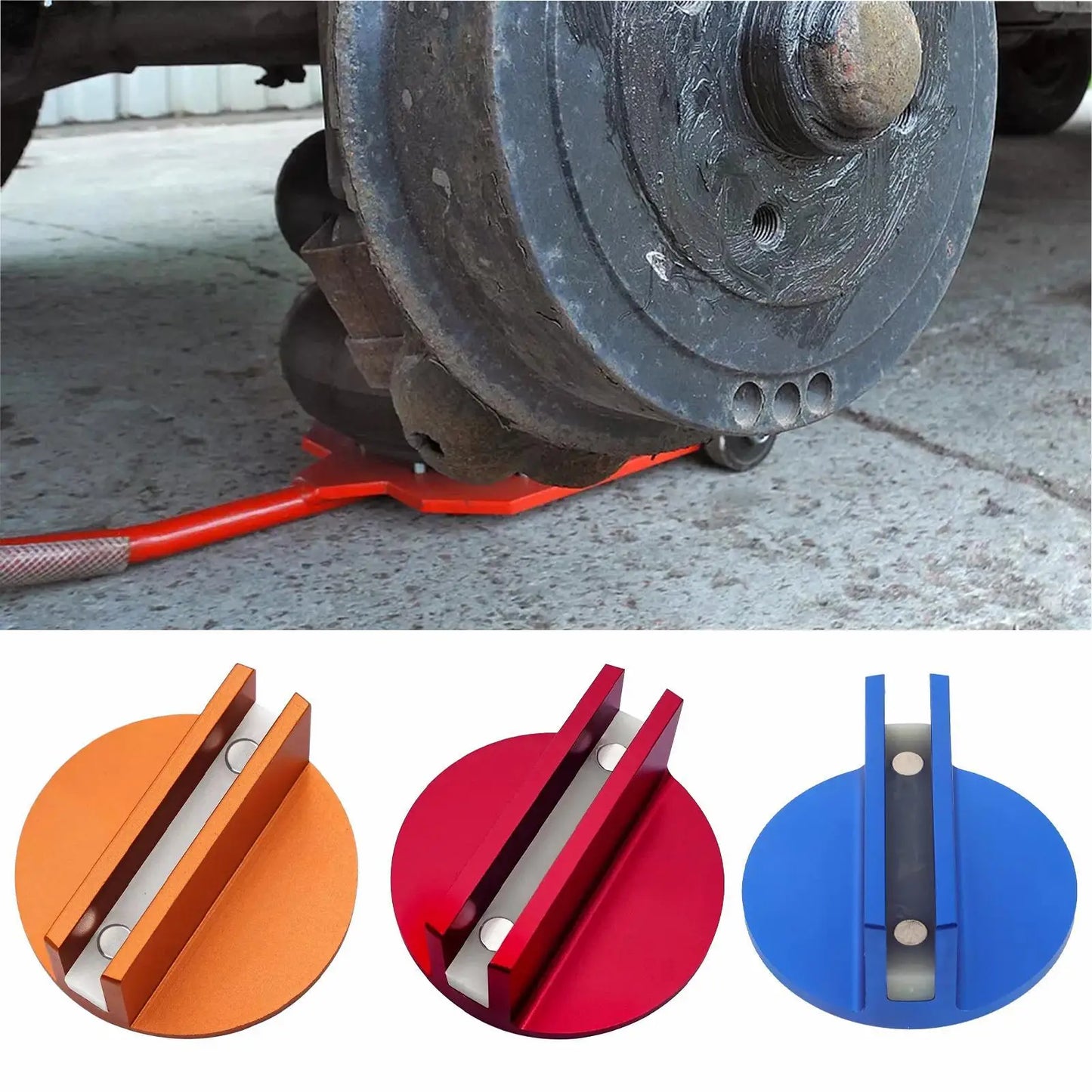 General Magnetic Jack Pad Magnetic Jack Pad Adapter Aluminum Slotted Jack Puck Pinch Weld Grooved Frame Rail Adapter