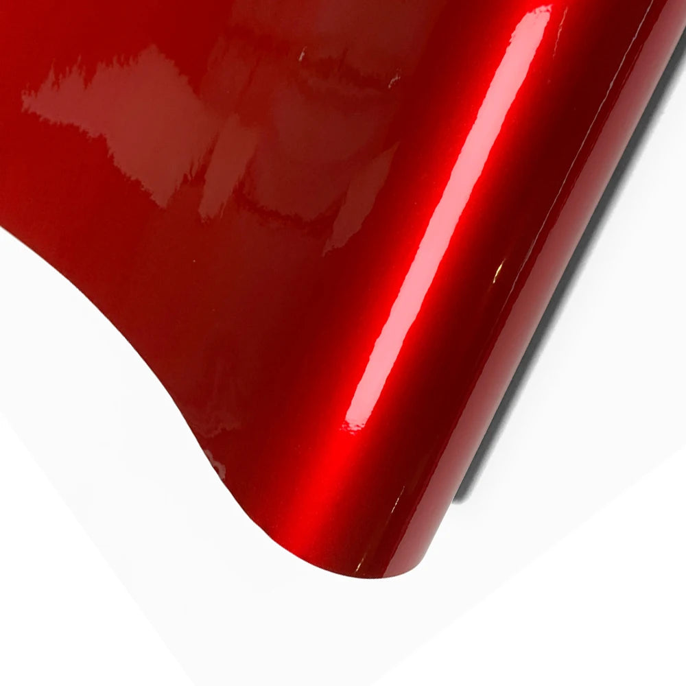 Carbon Fiber Laser Red Car Stickers Glossy Holographic Vinyl Wrap Films Air Release Bubble Free Auto Body Decal Car Accessories