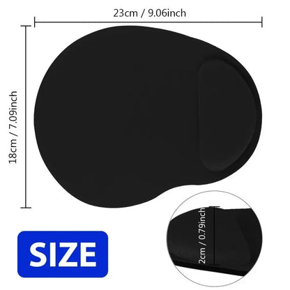 Comfortable Ergonomic Wrist Rest Mouse Pad, Wrist Support, Non-Slip, Mouse Pad Suitable for Computer and Laptop Mouse
