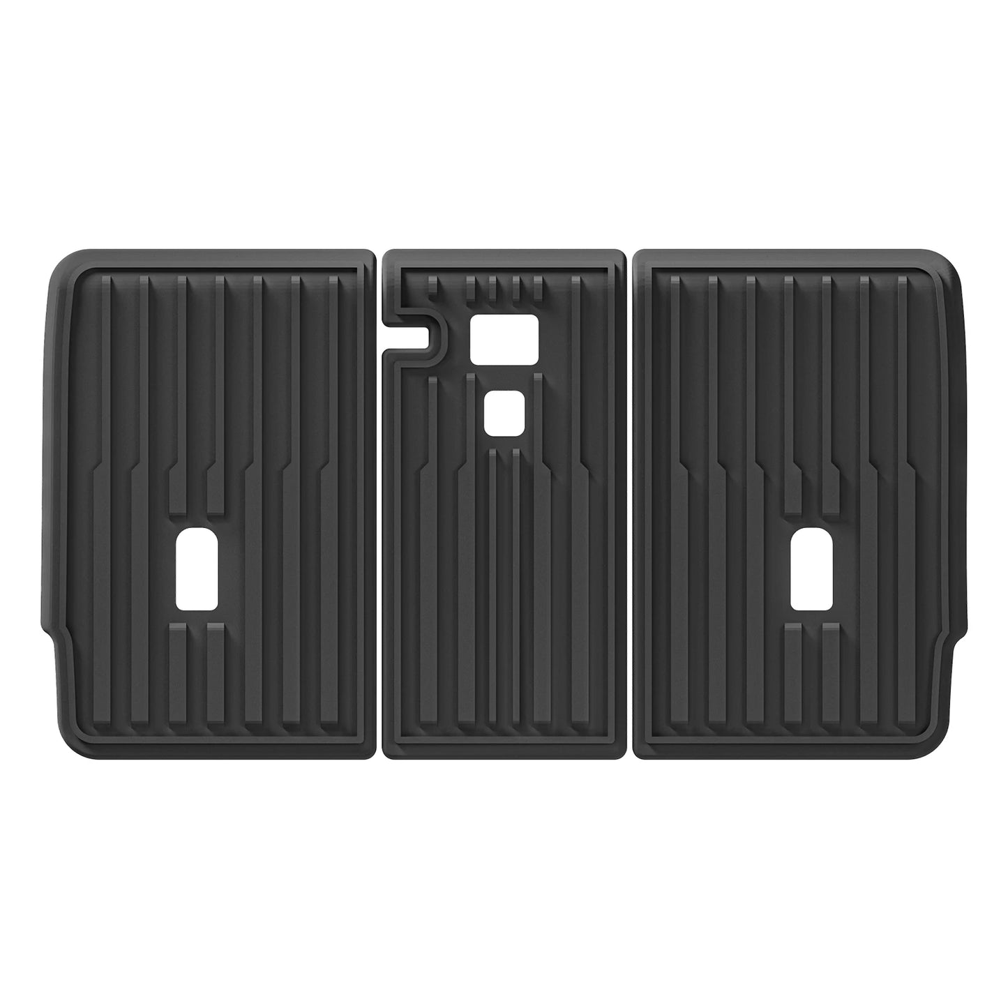 LUCKEASY for Tesla Model Y Launch Juniper 2025 2026 Rear Trunk Seat Backrest Cushion Anti-Kick Mat Car TPE Trunk Protection Pad