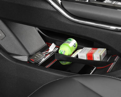 1Pc ABS New Car Under Center Console Armrest Storage Box For GWM HAVAL H6 2021-2024 ABS Cover Stickers Car Accessories