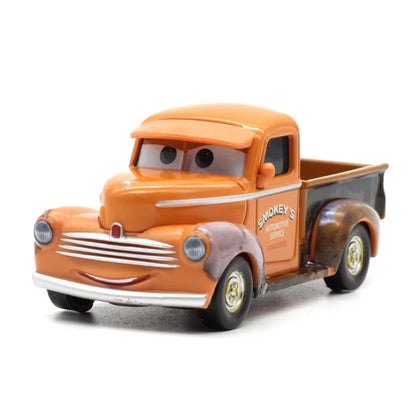 #NEW 53PCS Full-set Pixar Cars Lightning McQueen Fillmore 4-9CM 1：55 Metal Model Racing Car Toy Children's Birthday NEWYEAR Gift