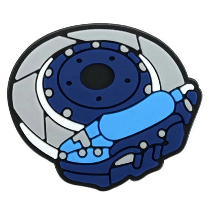 1-12Pcs Cartoon Car Parts PVC Garden Shoes Buckle Clog Charms Adult Clog Sandals Shoes Decorations DIY Men Backpack Party Gifts
