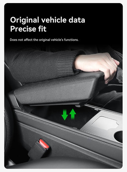 YZ For Tesla Model 3 Y YL Juniper Highland Armrest Pad Soft Case Center Console Box Cover Aanti-scratch 2026 Accessories