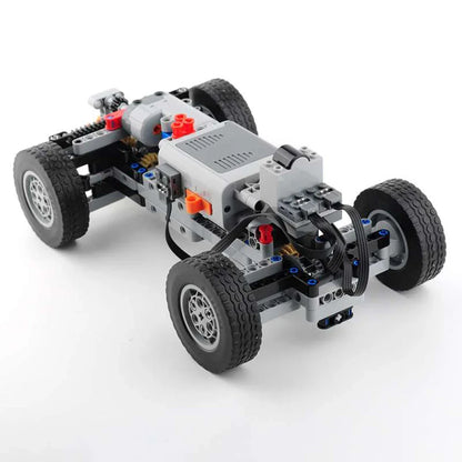 MOC 4WD Remote Control Car Chassis Kit With 62.4*20mm Wheel Four-Wheel Drive Technical Car M Motor Servo Motor AA Battery Box
