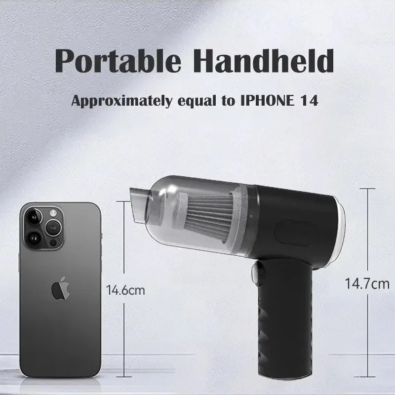 9000Pa Wireless Car Vacuum Cleaner USB Charging 1200mAh Portable Cleaning Appliance Mini Wet and Dry Vacuum BHL1198-cat