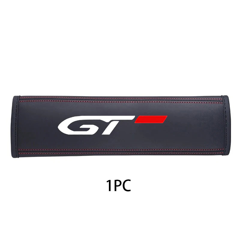 1PCS Car Seat Belt Cover Protector Accessories For Peugeot GT GTline 3008 308 T9 208 508 2008 Rifter 5008 207 206 408 108 4008