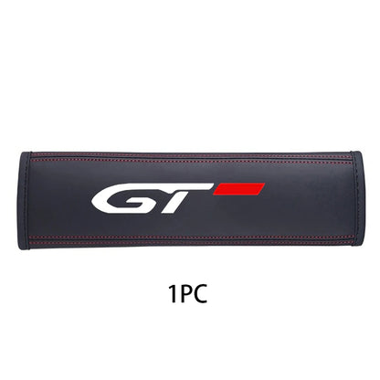 1PCS Car Seat Belt Cover Protector Accessories For Peugeot GT GTline 3008 308 T9 208 508 2008 Rifter 5008 207 206 408 108 4008