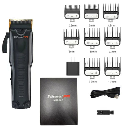 2024 New Babymodel PRO Professional Hair Clipper Trimmer Shaver Set 7500RPM DLC Alloy Blade Professional Hair Trimmer USB Socket