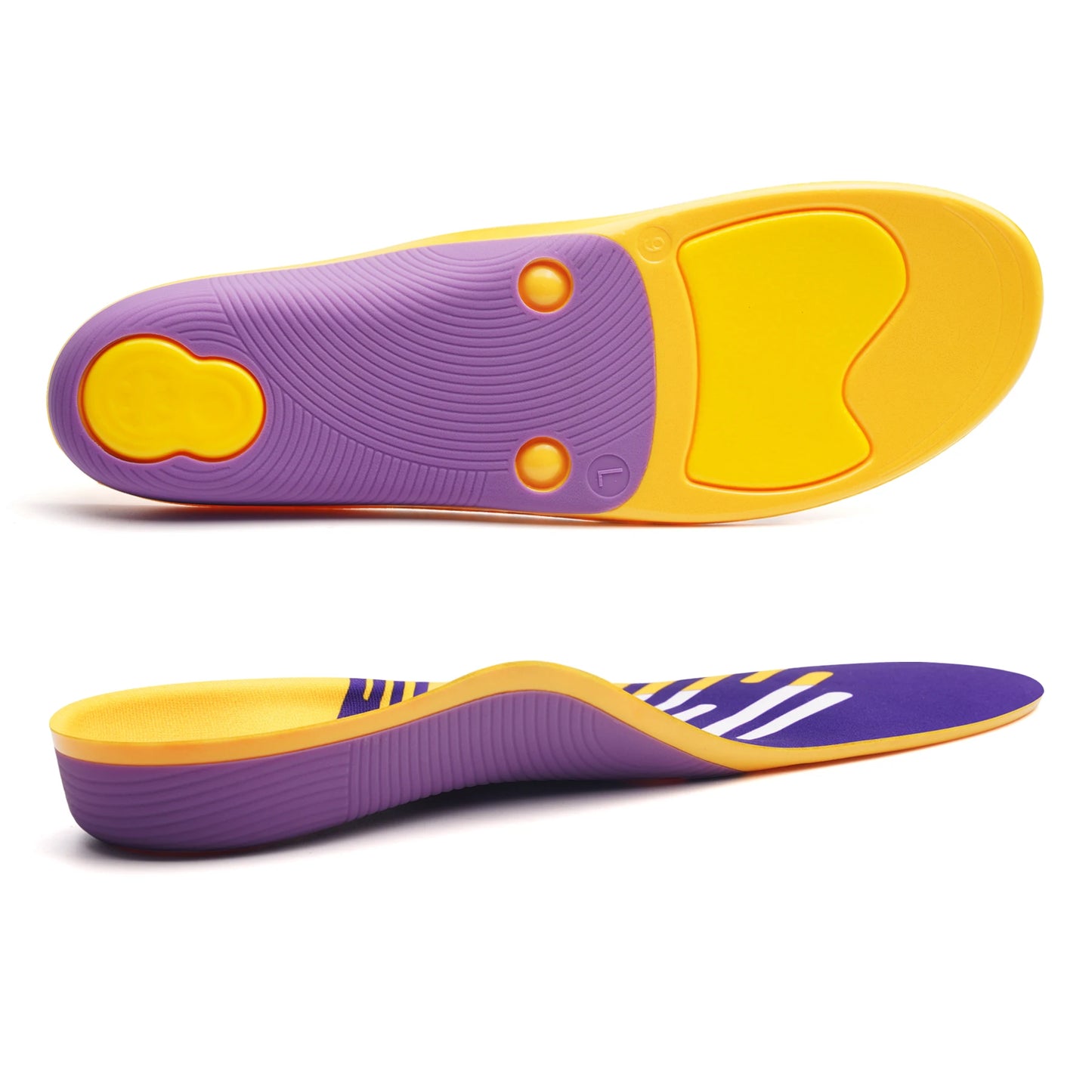 High-Resilience Shock Absorbing Arch Support Insoles - Enhance Comfort and Stability for Daily Activities