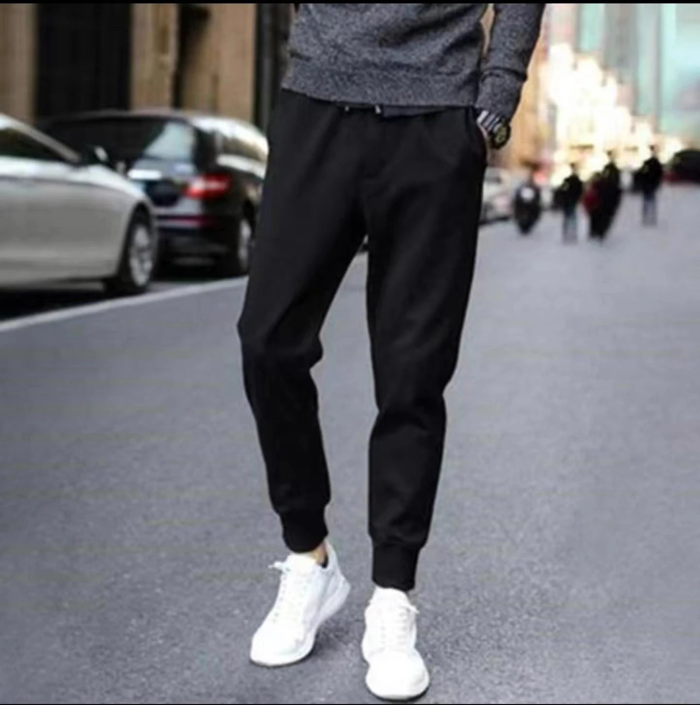 Men's down Pants Winter Outdoor Wear Cold Resistant Polar Region Ultra Cold Female Fleece Trousers Long Pants Slim Fit Style